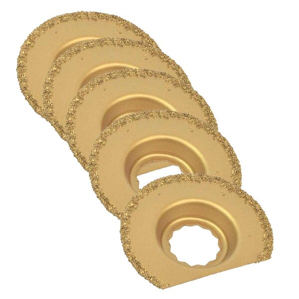 Versa Tool 63mm Semi-Circular Carbide RASP, 8mm Offset Mount Fits Fein Supercut Oscillating Tools, PK 5 FB5K - main